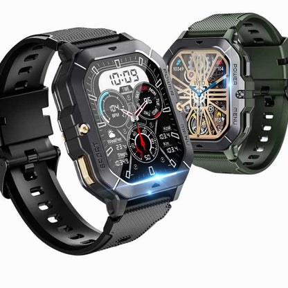 Montre connectée Fashion MIGOUFIT – Écran TFT, appels Bluetooth, suivi santé, design sportif, deux variantes couleurs