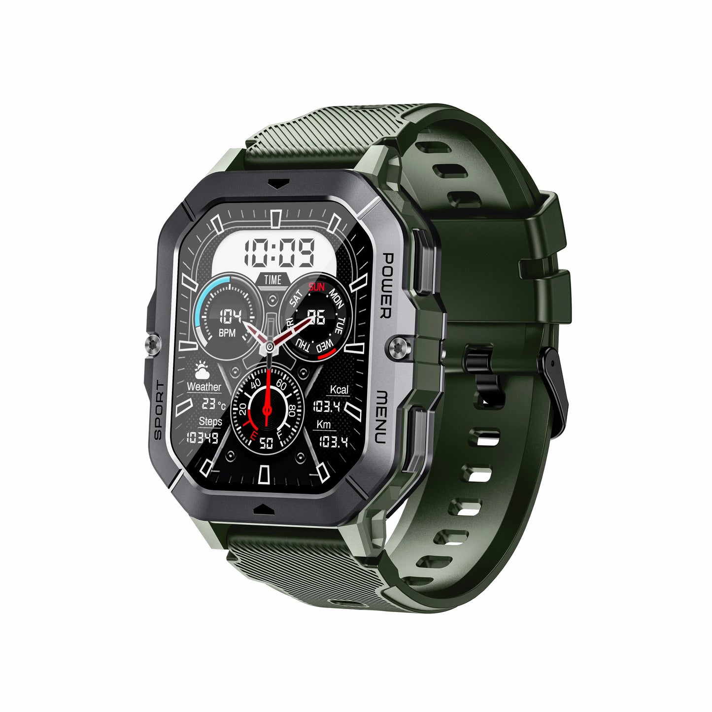Montre Connectée Fashion MIGOUFIT Smartwatch 2.02’’ avec écran large et fonctions sportives.
