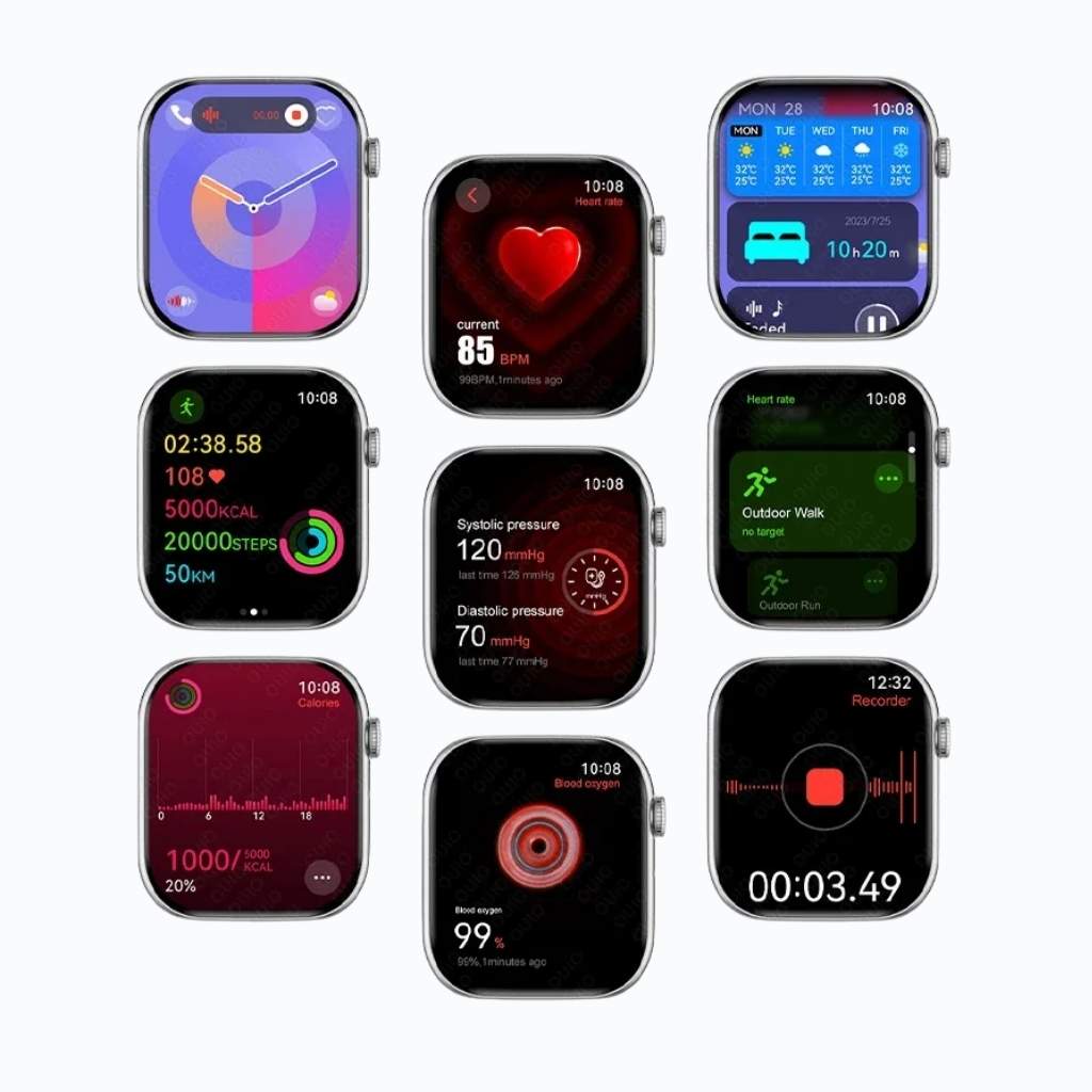 Montre Connectée Apple DT Watch X Mini – NFC & Suivi Santé