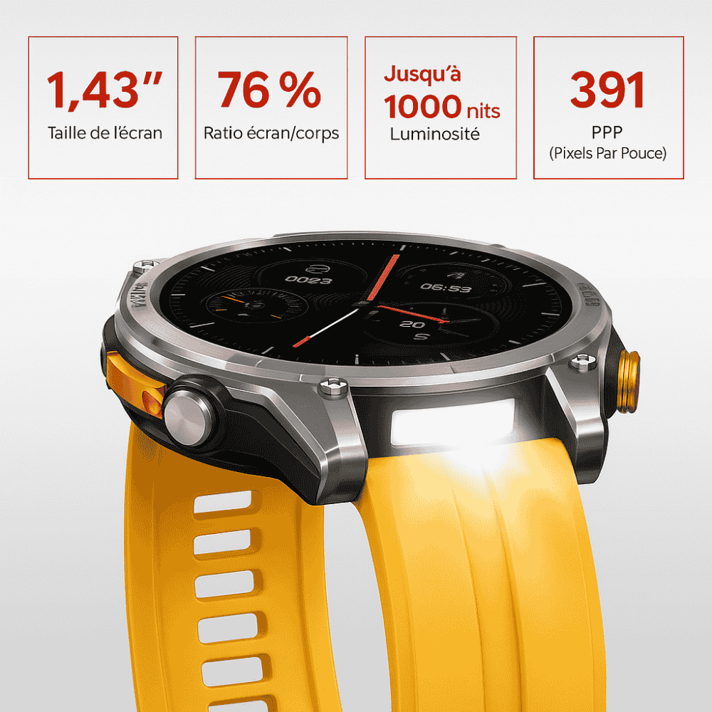 Montre sportive haut de gamme