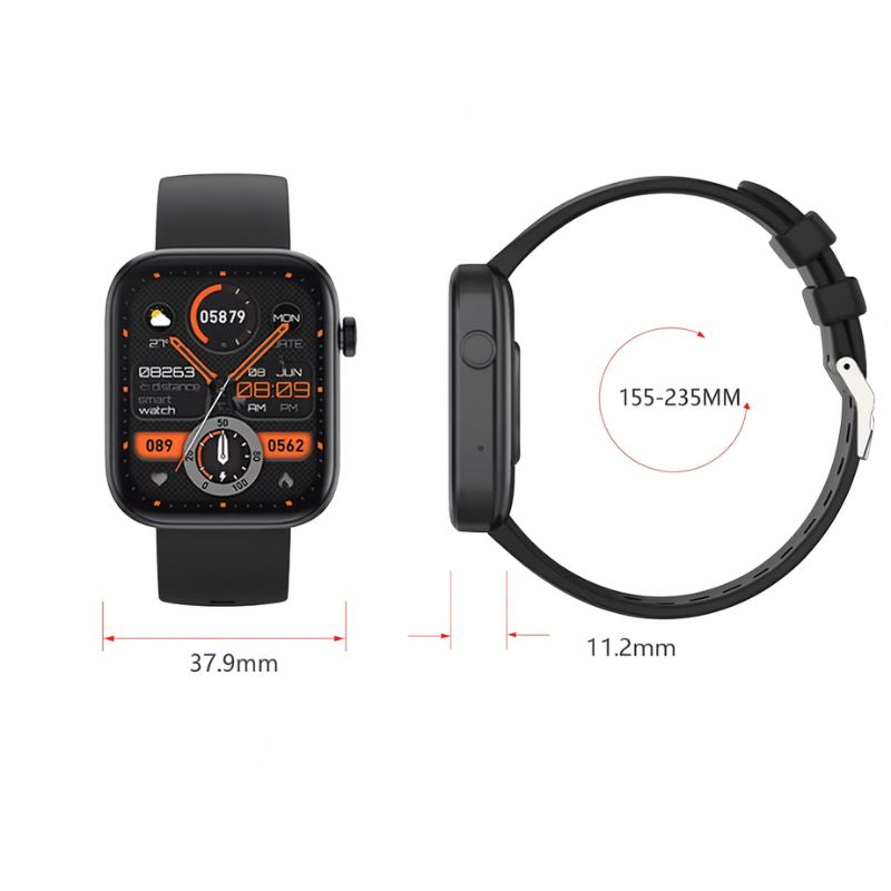 montre connectée écran 1.9