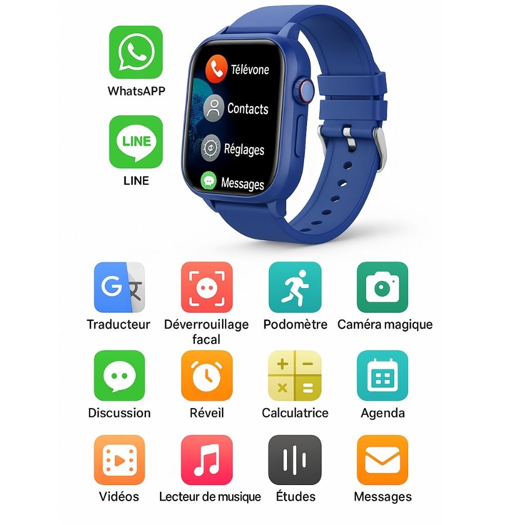 montre vidéo appel enfant